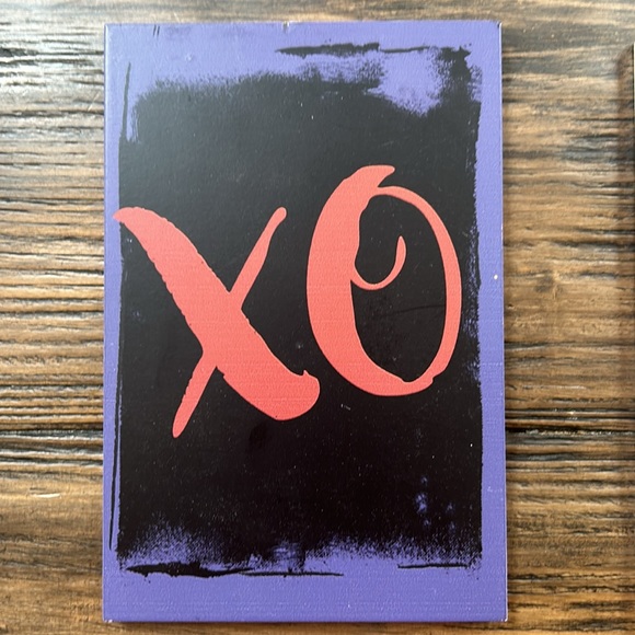 Set of 3 XO Wood Plaques - Picture 2 of 3